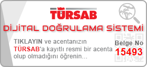 TÜRSAB Dijital Doğrulama Sistemi - Belge No: 15493